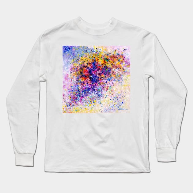 Burst Of Joy Long Sleeve T-Shirt by kume